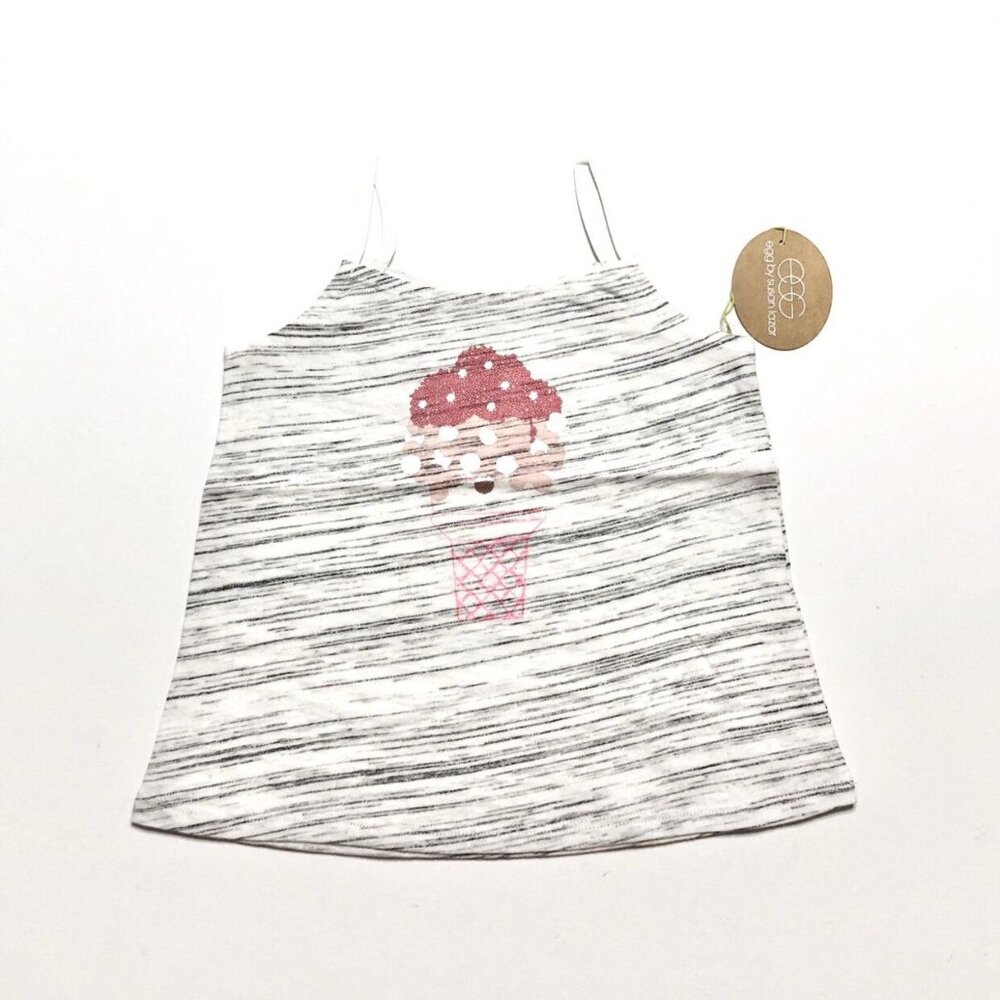 NWT • EGG Ice Cream Cone 🍦 Tank Top {24M}